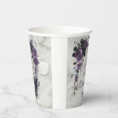 Gobelets en papier pour mariage gothique Fleurs So (Droite)