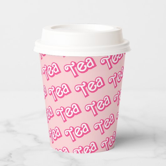 Gobelets en papier pour thé (Recto)