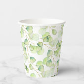 Gobelets en papier pour une baby shower. (Recto)