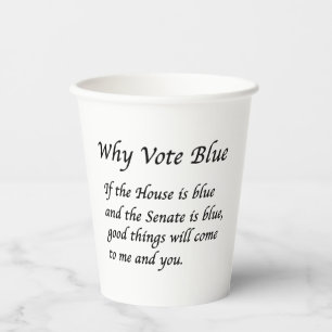Gobelets En Papier Pourquoi voter bleu en 2026