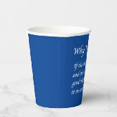 Gobelets En Papier Pourquoi voter bleu en 2026 (Droite)