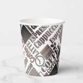 Gobelets En Papier Pousse de café préféré (Verso)