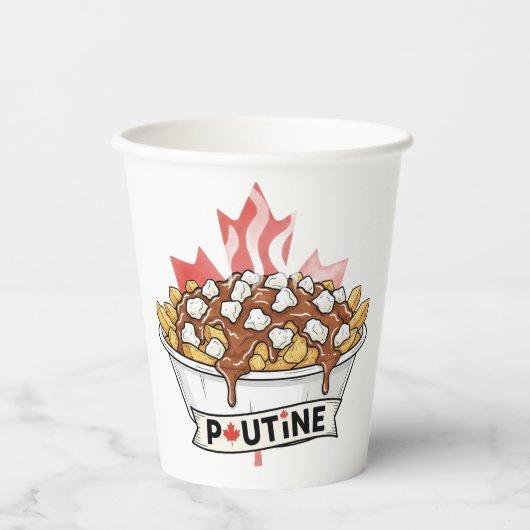 Gobelets En Papier Poutine (Recto)