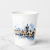 Gobelets En Papier Prague, un soupir d'histoire (Recto)