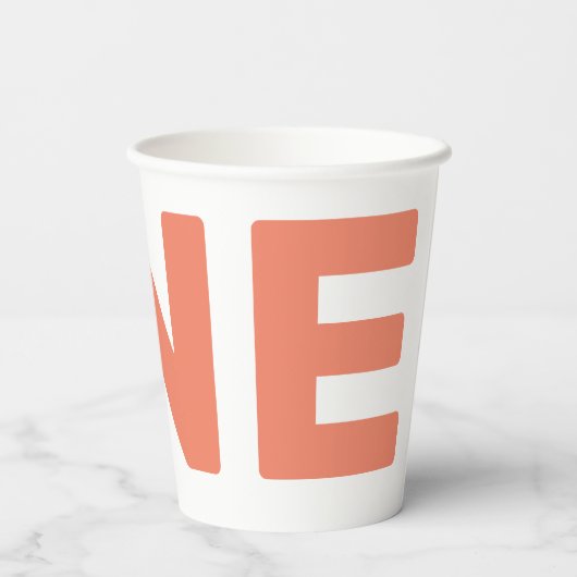 Gobelets En Papier premier anniversaire (Verso)