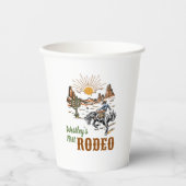 Gobelets En Papier Premier anniversaire de Rodeo Boy (Recto)