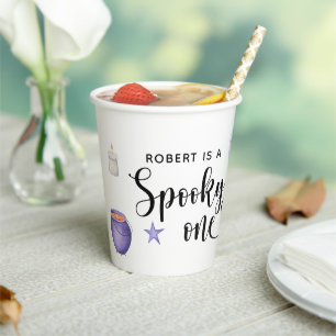 Gobelets En Papier Premier anniversaire de Spooky One Halloween