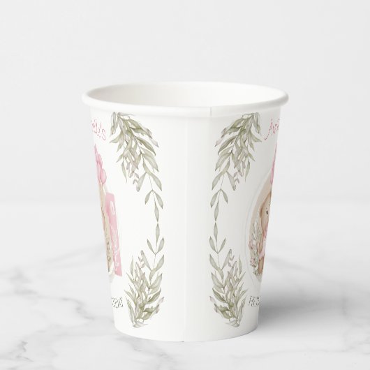 Gobelets En Papier Premier Anniversaire Mignonne Teddy Bear Ballons C (Droite)