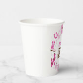 Gobelets En Papier Premier Rodéo Rose Western Cowboy 1er Anniversaire (Droite)