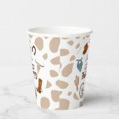 Gobelets En Papier Premier Rodéo Wild West Beige Boy Premier annivers (Droite)