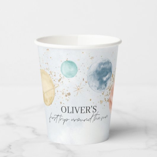 Gobelets En Papier Premier Voyage Autour Des Coupes De Papier Soleil (Gauche)