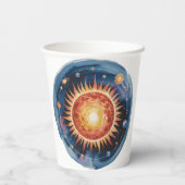 Gobelets En Papier Premier Voyage Autour Du Soleil 1Er Anniversaire (Verso)