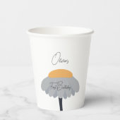 Gobelets En Papier Première fête d'anniversaire Chamomile Fleur migno (Verso)