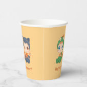 Gobelets En Papier Première Halloween Babies Chat noir Costume Dragon (Droite)