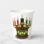 Gobelets En Papier Premiers fruits de Kwanzaa (Verso)