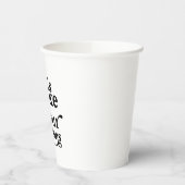 Gobelets En Papier Prenons des décisions verres (Gauche)