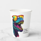 Gobelets En Papier Préparons-nous à une fête Dino-Mite ! (Verso)