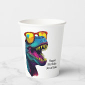 Gobelets En Papier Préparons-nous à une fête Dino-Mite ! (Recto)