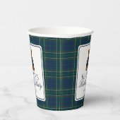 Gobelets En Papier Preppy Bear Tartan Pattern Boy Birthday Party (Droite)