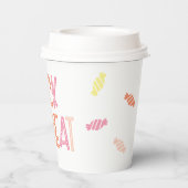 Gobelets En Papier Preppy Halloween Trick ou Treat (Verso)