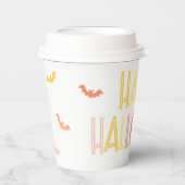 Gobelets En Papier Preppy Happy Halloween (Recto)