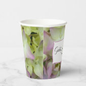 Gobelets En Papier Presque roses Hydrangeas Mariage (Droite)