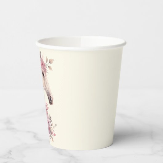 Gobelets En Papier Pretty Ponies and Petals Horse Party Paper Cups (Gauche)