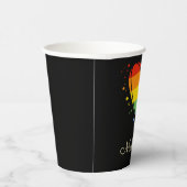 Gobelets En Papier Pride Rainbow LGBTQ Mariage cardiaque (Droite)