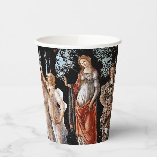 Gobelets En Papier Primavera Botticelli (Gauche)