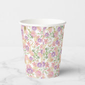 Gobelets En Papier Princess Floral Castle (Droite)