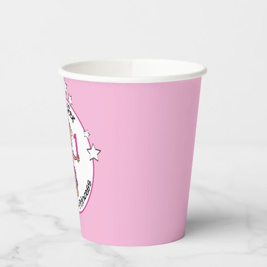 Gobelets En Papier Princesse Cartoon 1er anniversaire Ethnic Little G (Gauche)