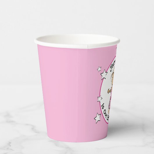 Gobelets En Papier Princesse Cartoon 1er anniversaire Ethnic Little G (Droite)