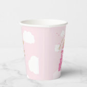 Gobelets En Papier Princesse  | Château rose et or (Droite)