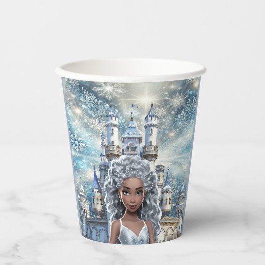 Gobelets En Papier Princesse de Glace (Recto)
