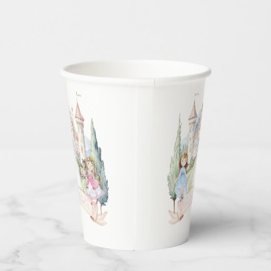 Gobelets En Papier Princesses, Chevaliers et Dragons Fairy Tale Anniv (Droite)