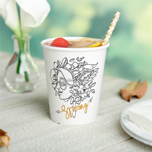 Gobelets En Papier Printemps