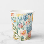 Gobelets En Papier Printemps de Pâques 7 (Verso)