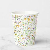 Gobelets En Papier Printemps Été Fleurs sauvages (Gauche)
