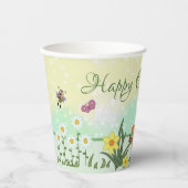 Gobelets En Papier Printemps papetier (Recto)