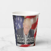 Gobelets En Papier Prisonnier politique de Trump (Verso)