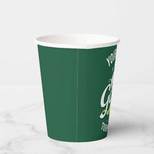 Gobelets En Papier Pro Golfer NAME Golf Trophée Tournoi de golf (Droite)