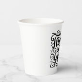 Gobelets En Papier Professeur de l'année (Recto)