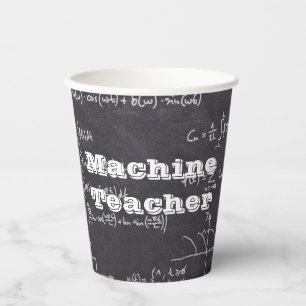 Gobelets En Papier Professeur de machine