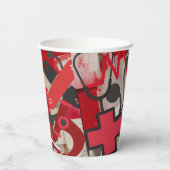 Gobelets En Papier Profession Médicale (Verso)