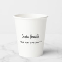Professionnel moderne minimaliste Plain