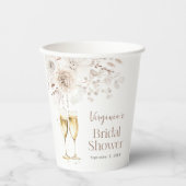 Gobelets En Papier Prosecco Mariage (Recto)