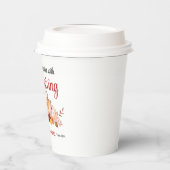 Gobelets En Papier Psaume 100:4 Entre dans ses portes avec Thanksgivi (Gauche)