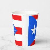 Gobelets En Papier Puerto Rican Flag paper cups, Puerto Rico party (Droite)