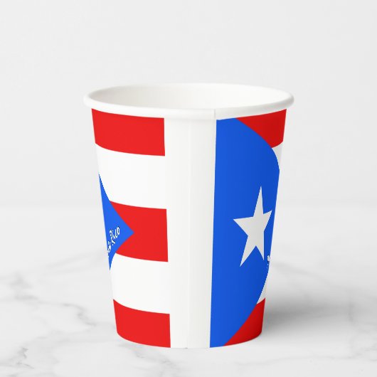Gobelets En Papier Puerto Rican Flag paper cups, Puerto Rico party (Droite)