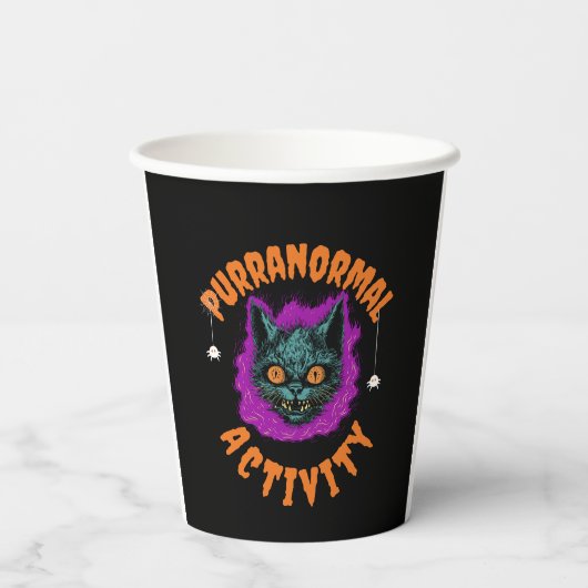 Gobelets En Papier 👻 Purranormal Sips! 🐱 (Verso)